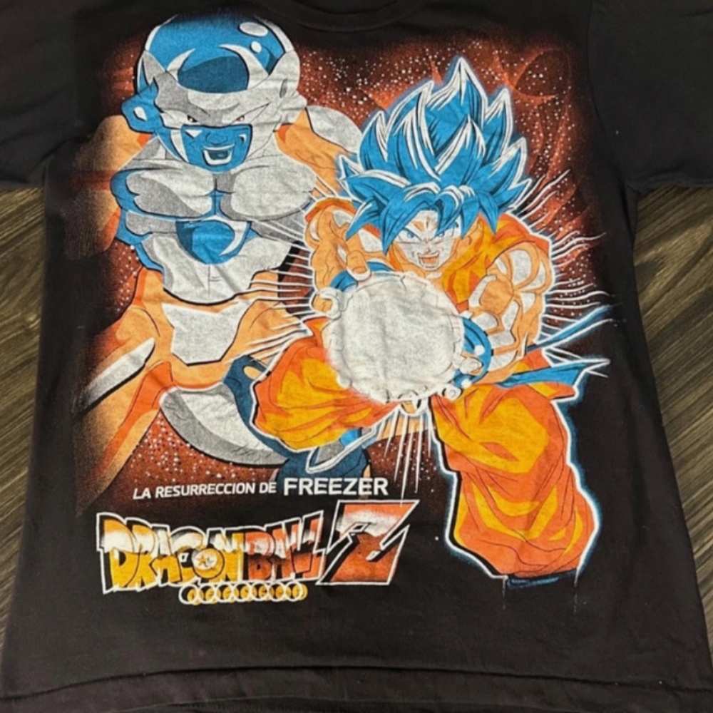 Anime Dragonball Z Freezer and Vegeta vintage T-shirt size L Rare